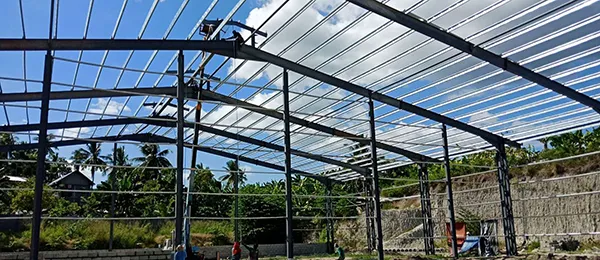 مستودع خدمات لوجستية ذو هيكل فولاذي بمساحة 9855 متر مربع (Davao، الفلبين)
