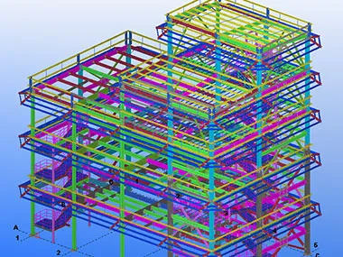مشروع هيكل فولاذي متعدد الطوابق في فنزويلا