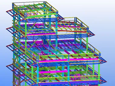 مشروع هيكل فولاذي متعدد الطوابق في فنزويلا