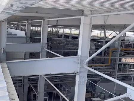 مستودع بهيكل فولاذي متعدد العوارض في المكسيك
