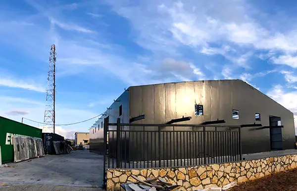 مشروع مستودع بهيكل فولاذي في اسرائيل