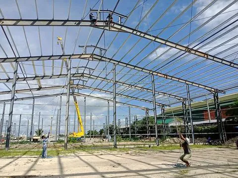 مستودع خدمات لوجستية ذو هيكل فولاذي بمساحة 9855 متر مربع (Davao، الفلبين)