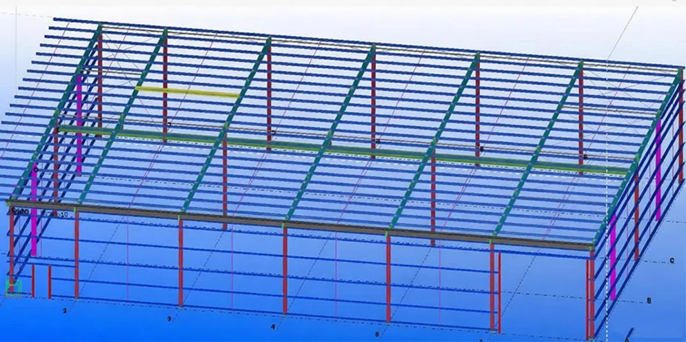 مشروع بناء بهيكل فولاذي في المكسيك